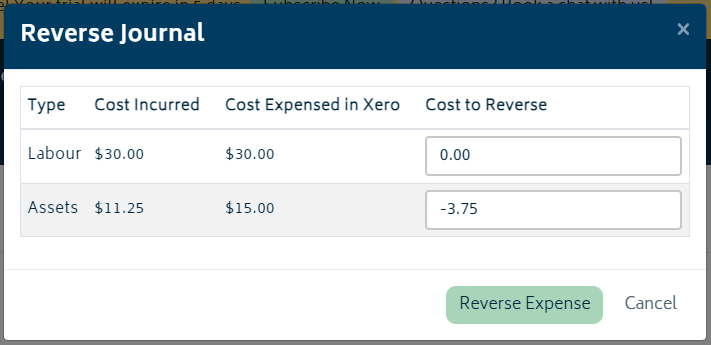 COSTS rec 15
