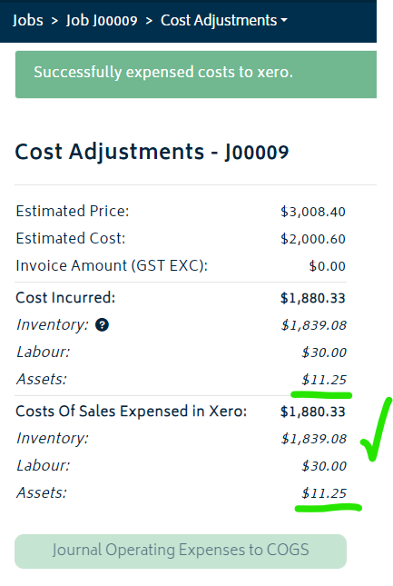 COSTS rec 16