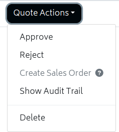 quotes estimates quote actions
