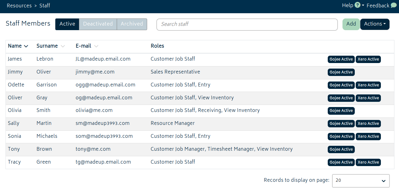 hr staff list 5.11
