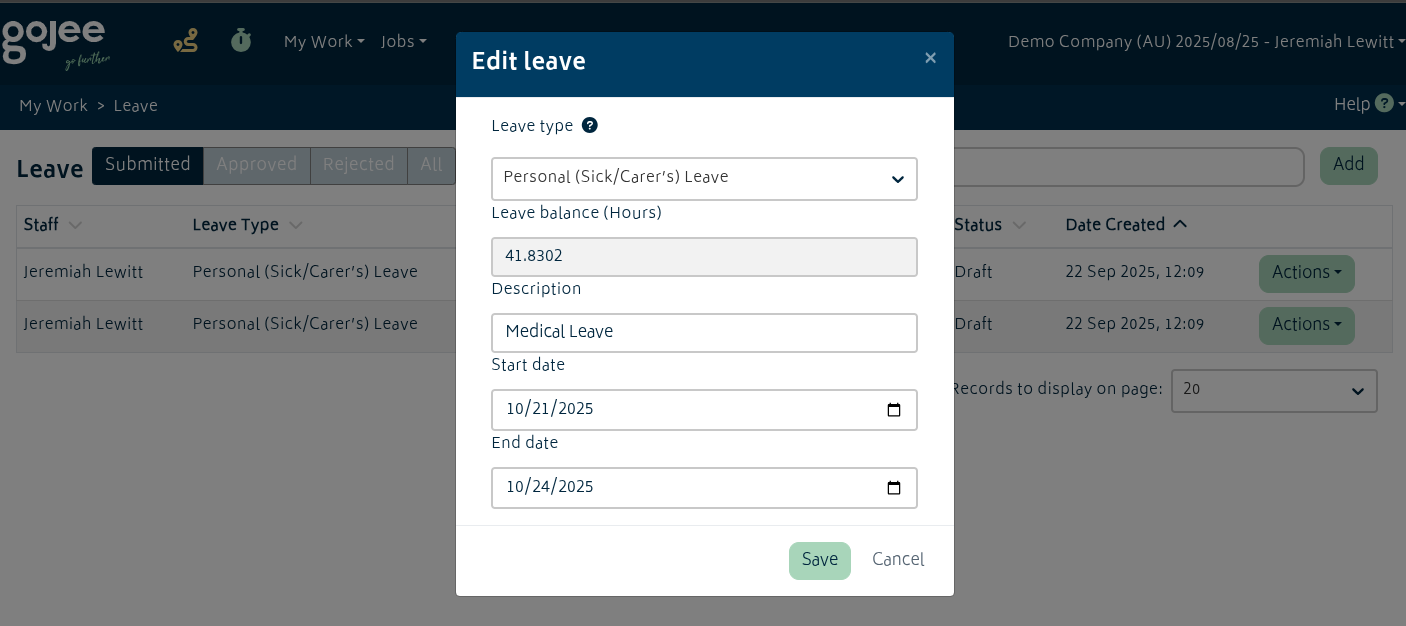 hr leave edit