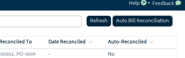 add ons auto reconciliation sb list