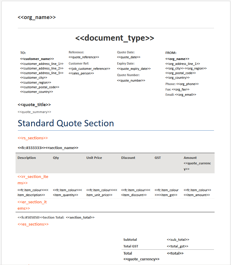 addons docmosis document