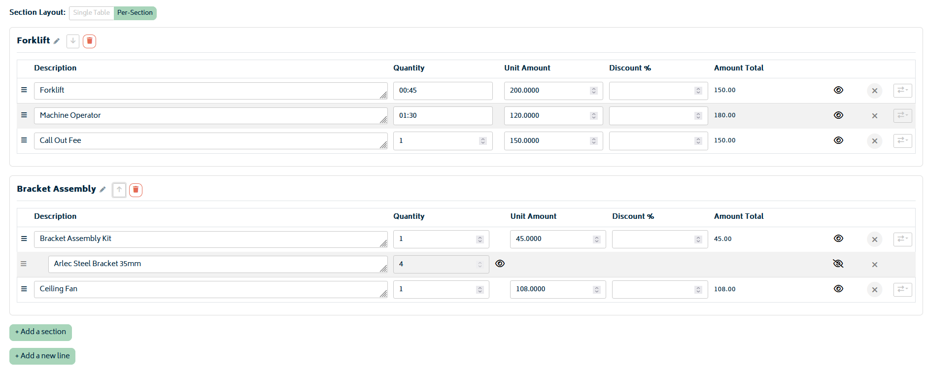 addons docmosis quote
