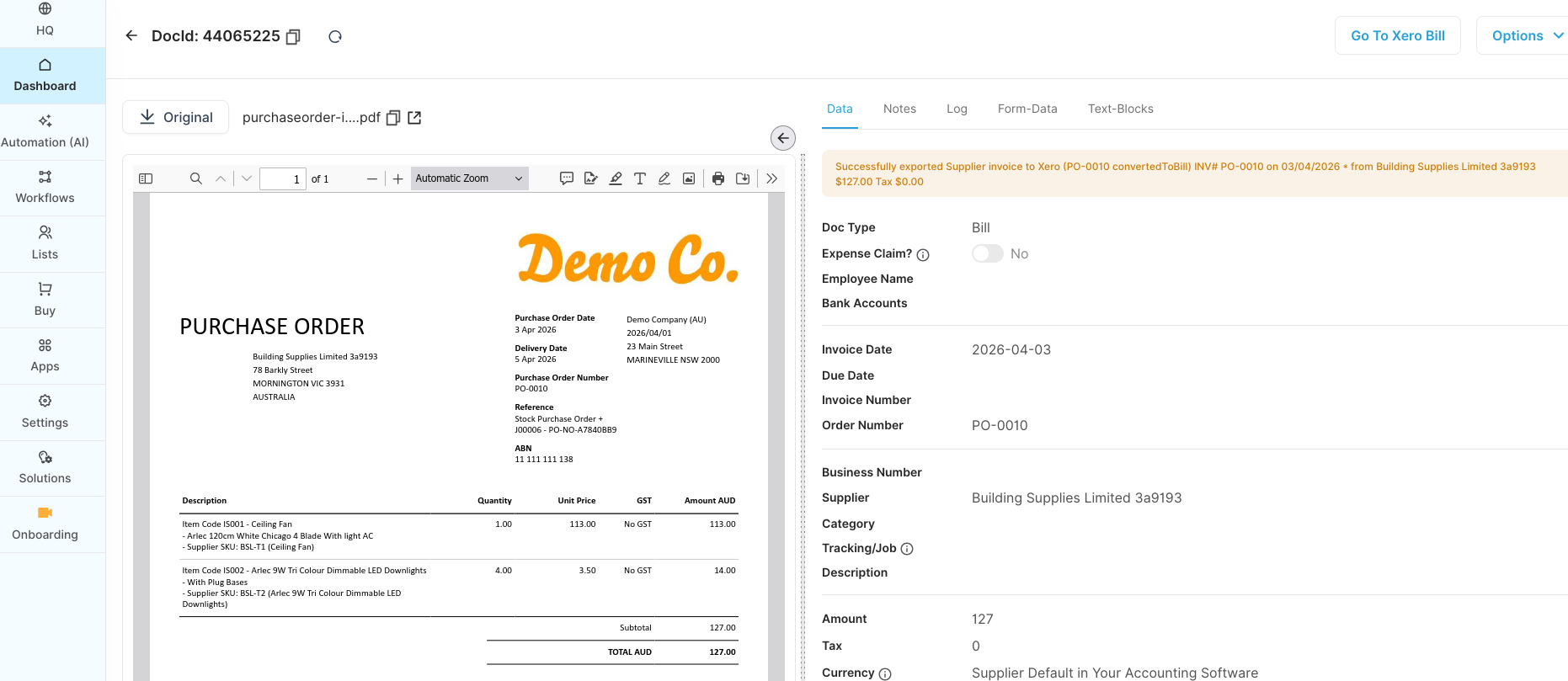 blog ezzybills po document