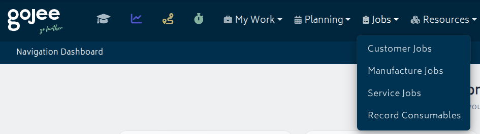 jobs dropdown menu 6.19