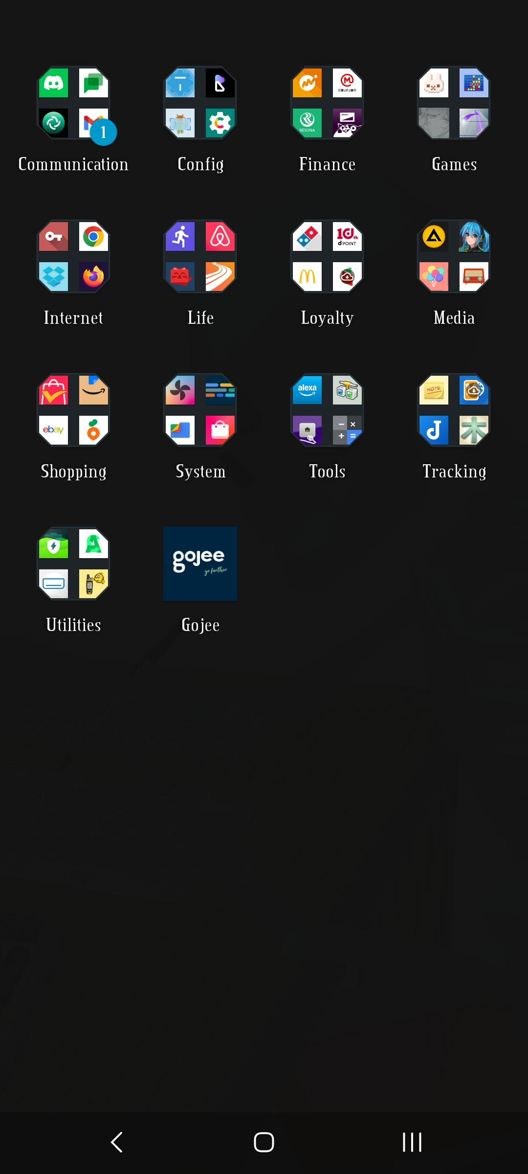 save gojee android app drawer