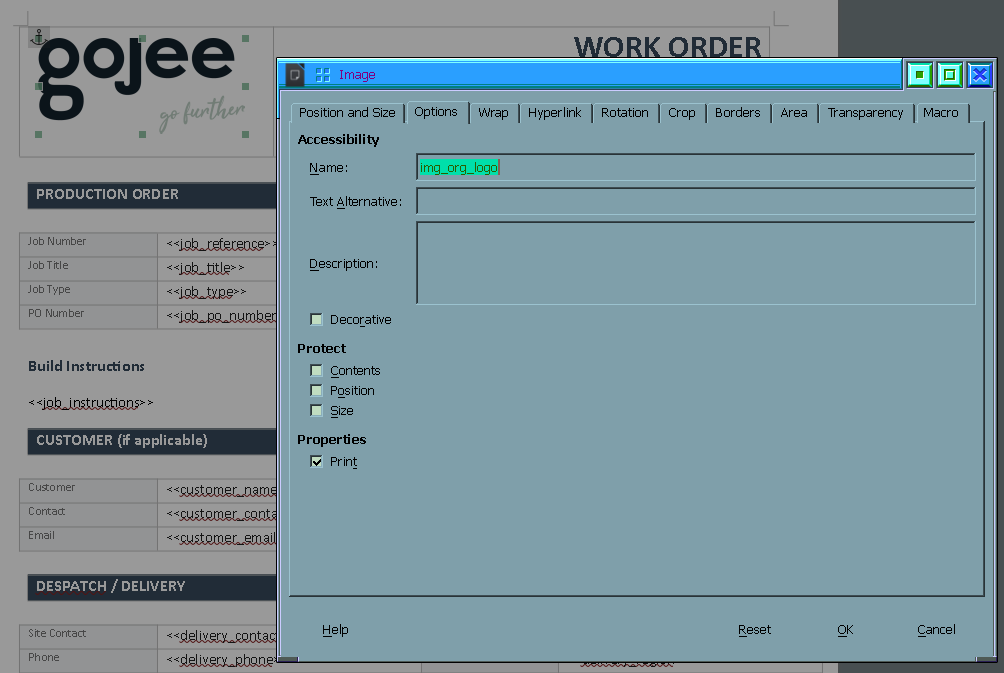 add ons docmosis proposal image insertion