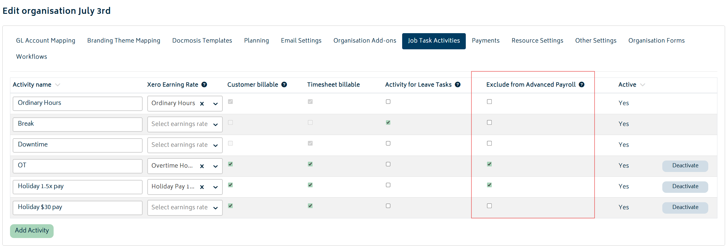 Advanced Payroll